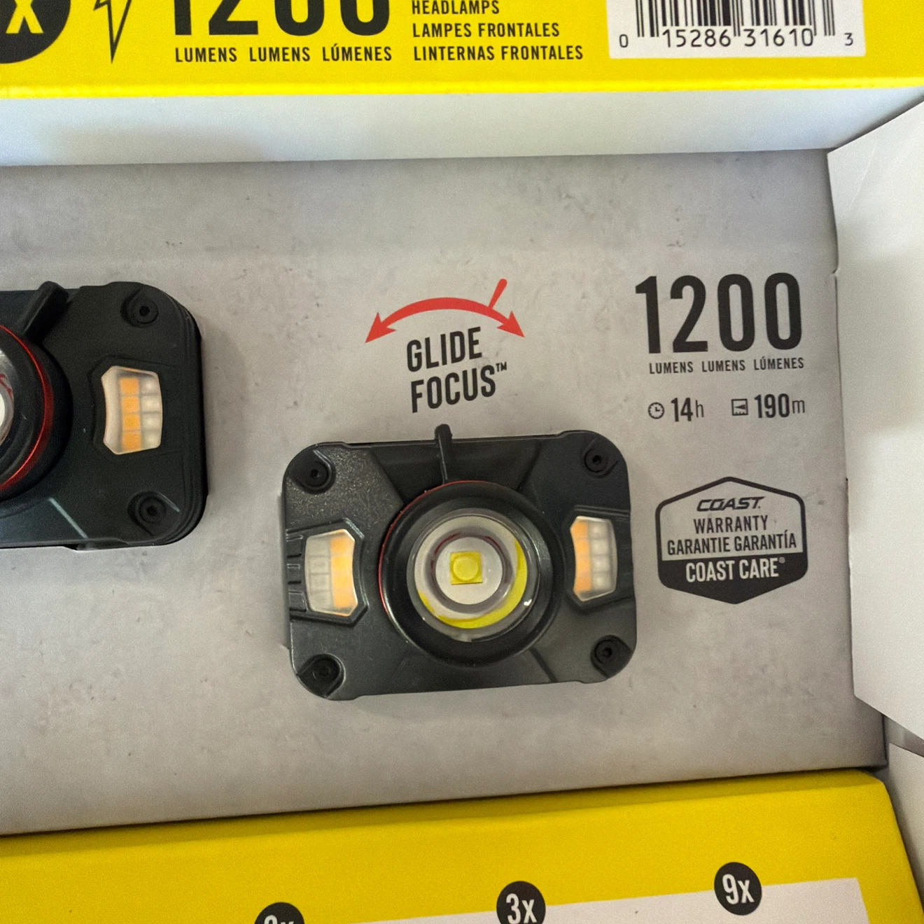 Coast 1200 Lumen Dual Power Headlamps - 3 Pack - photo 4