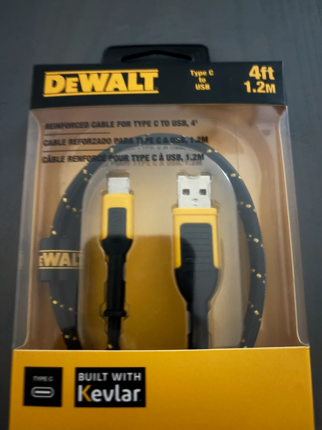 DeWalt Type C to USB charger