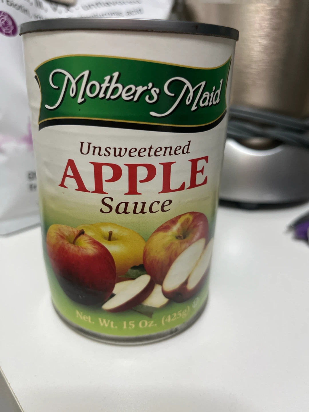 Mother's Maid Unsweetened Apple Sauce 15 oz