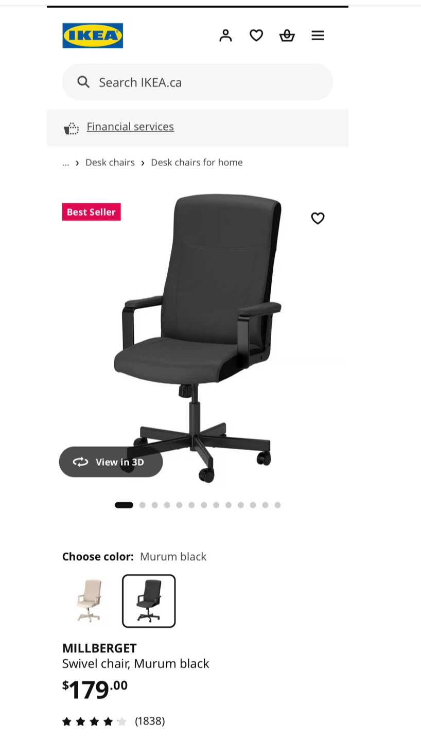 IKEA Office Chair MILLBERGET
