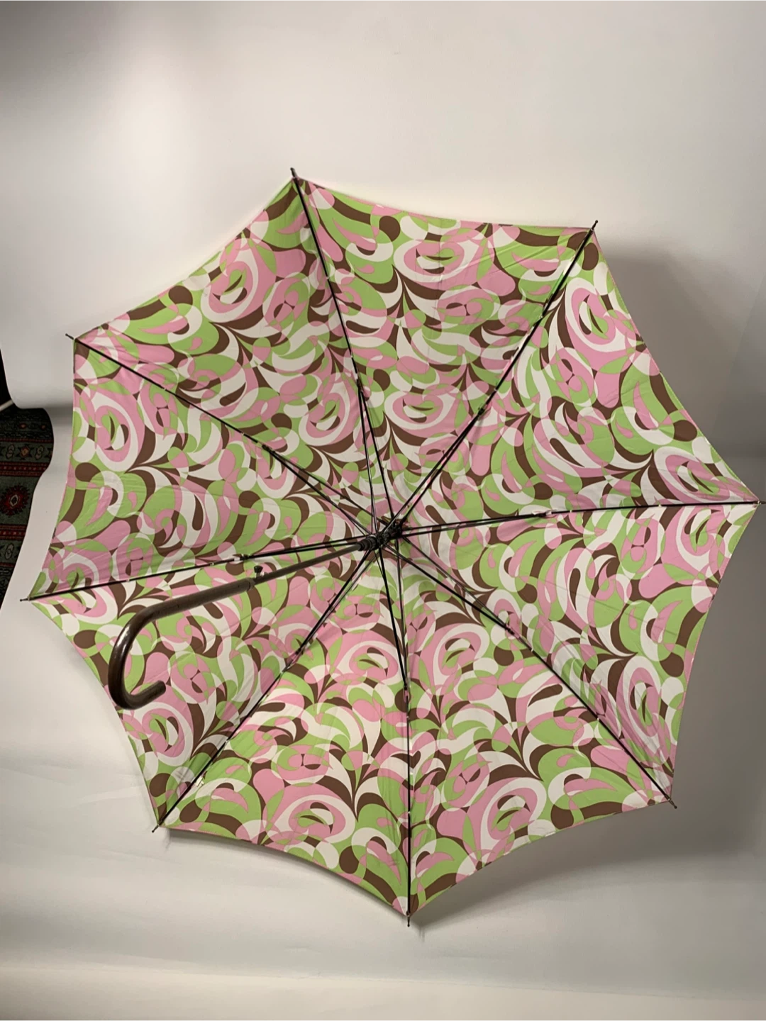 Vintage Retro Patterned Umbrella - photo 2