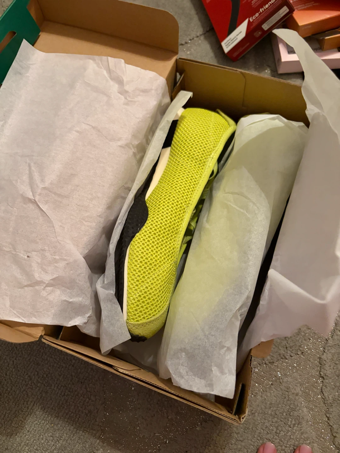 Puma Neon Yellow Ballet Flat Sneakers
