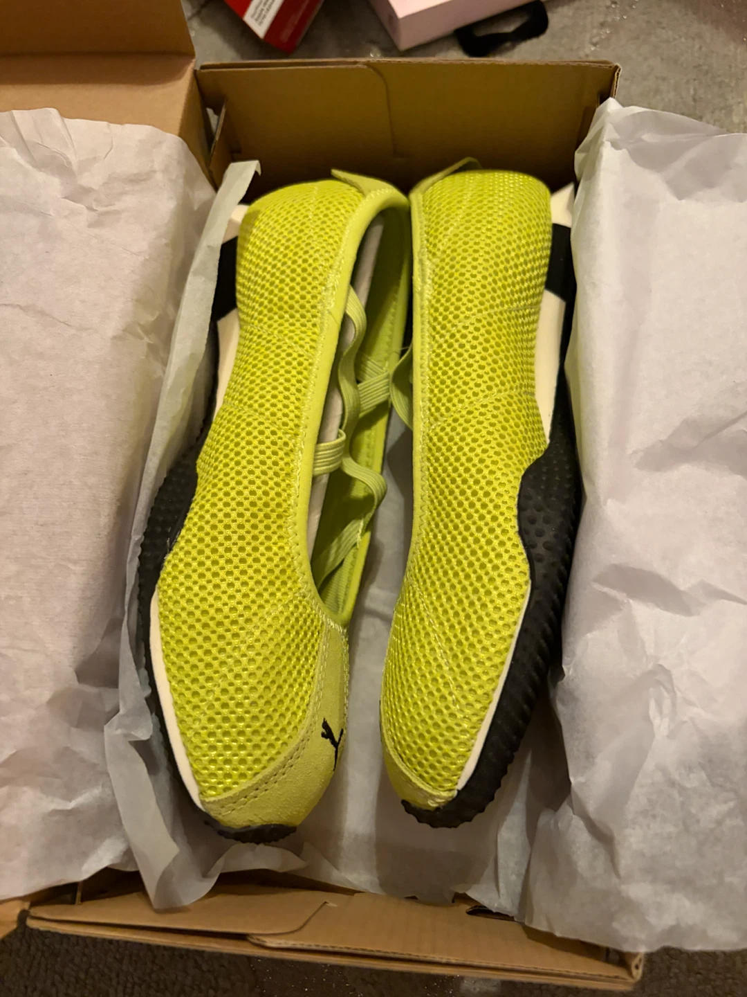 Puma Neon Yellow Ballet Flat Sneakers - photo 2