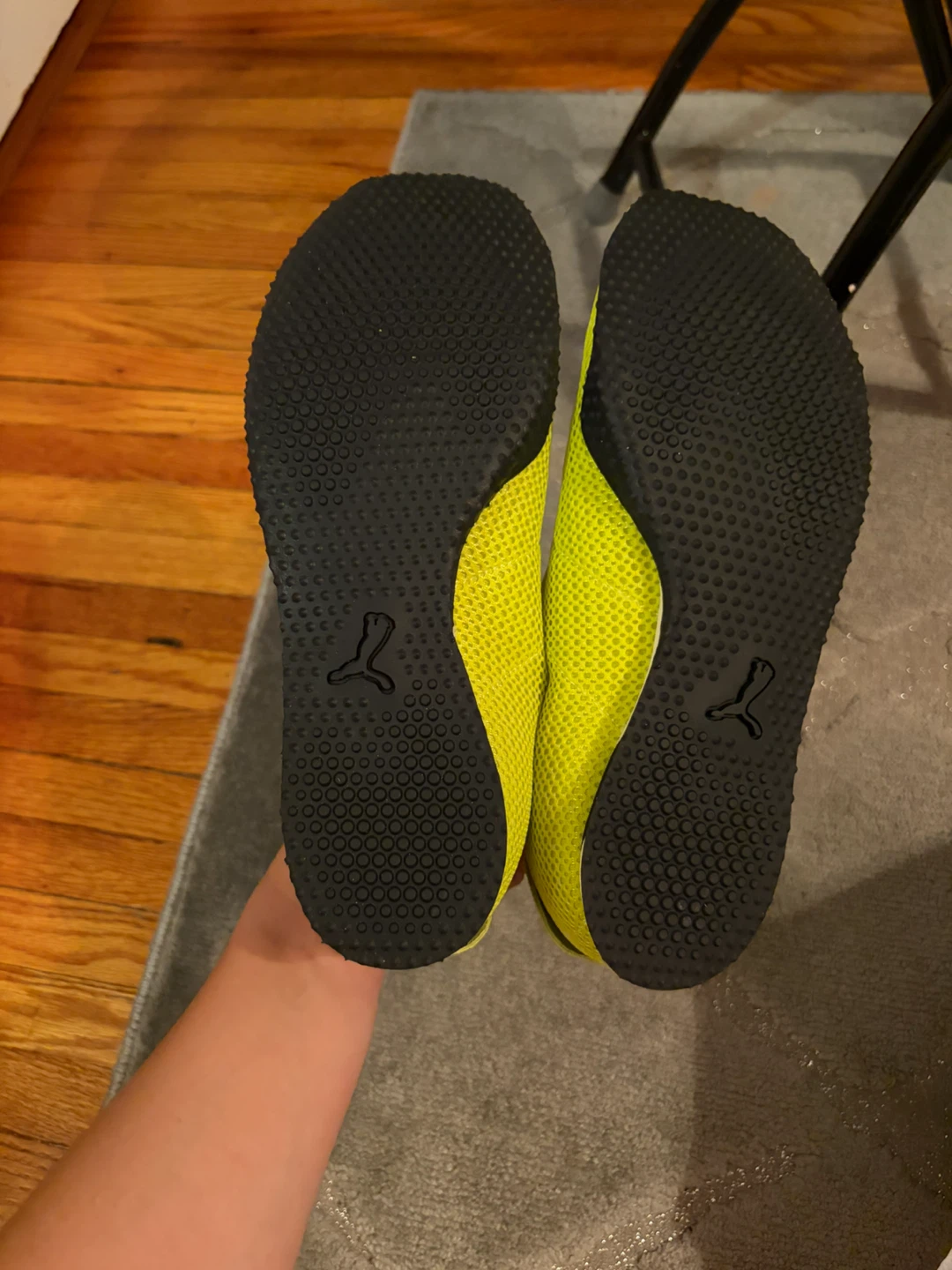 Puma Neon Yellow Ballet Flat Sneakers - photo 5