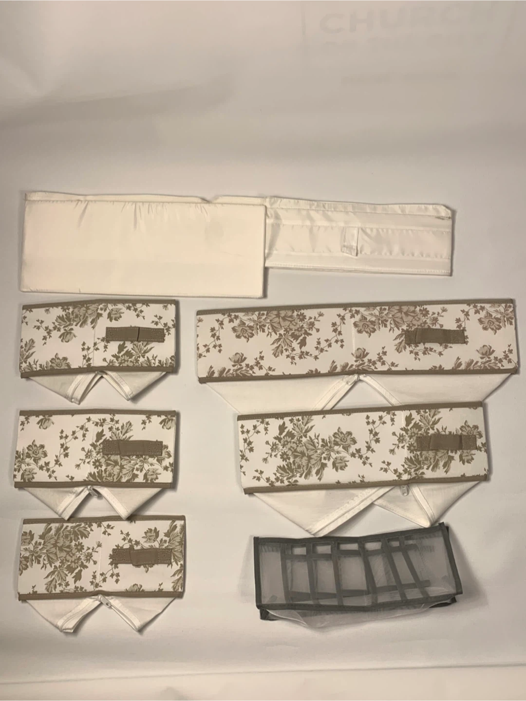 Set of 7 Floral Drawer Organizers - photo 2