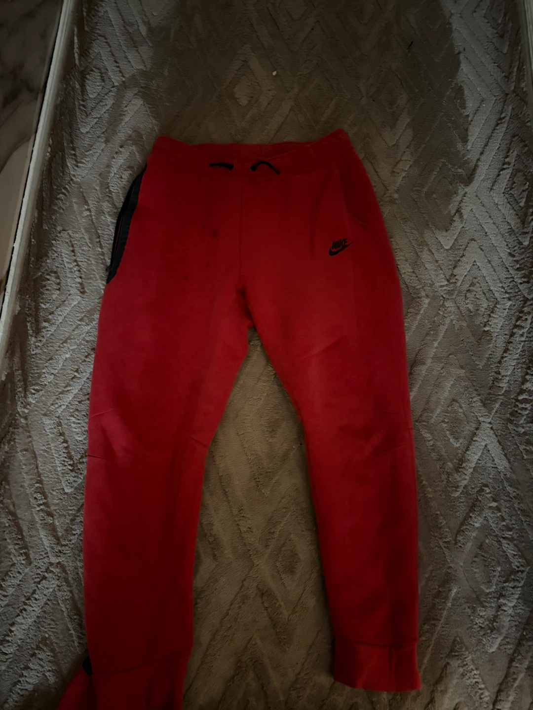 Nike Tech Fleece Red Tracksuit XL - photo 3