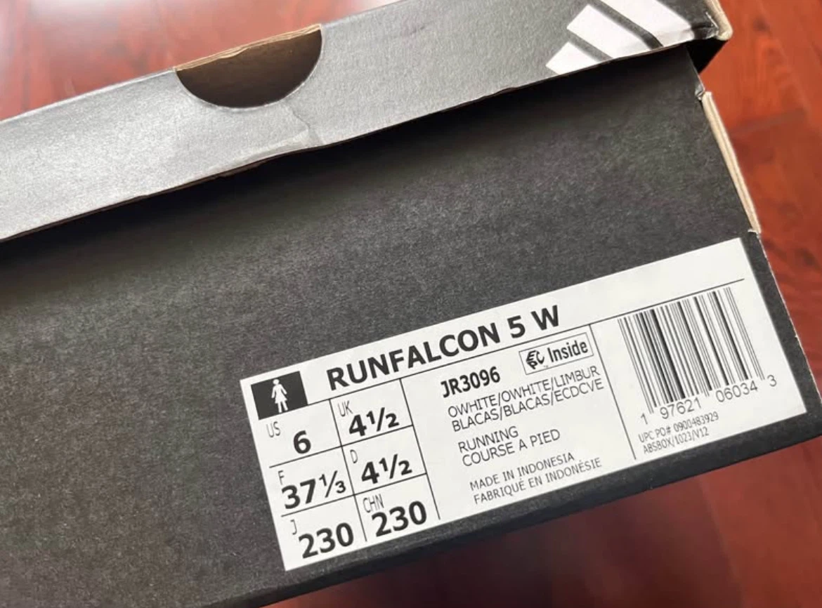 （Women）Adidas RUNFALCON 5 RUNNING SHOES Size:6 - photo 2
