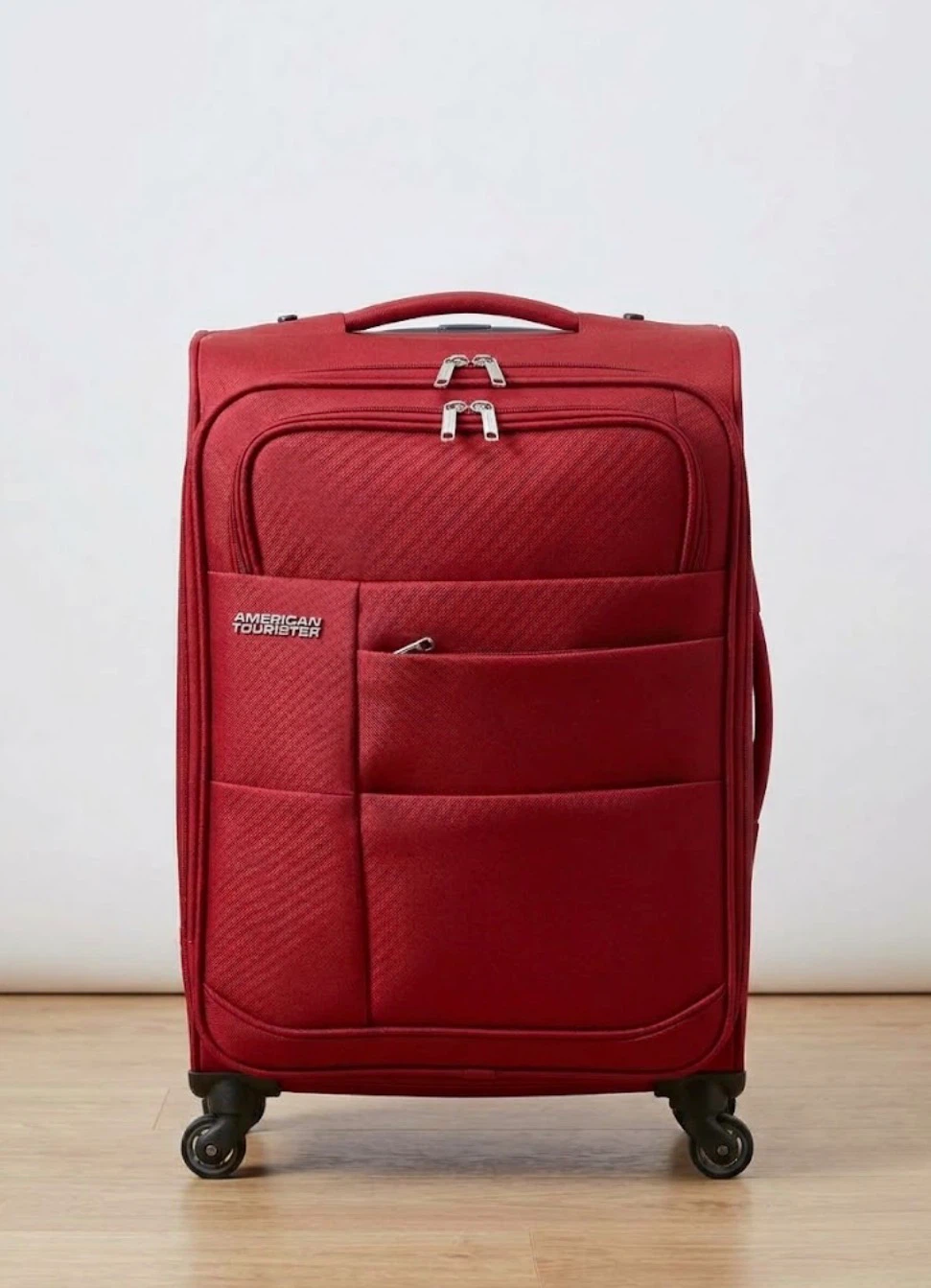 American Tourister Red Softside Carry-On Luggage