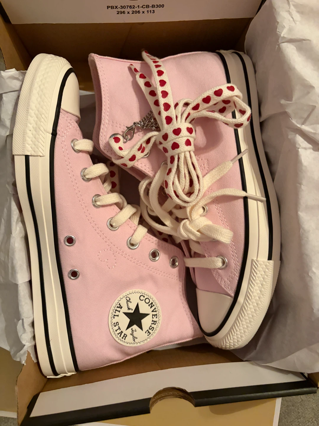 Converse Chuck Taylor All Star Heart High Tops