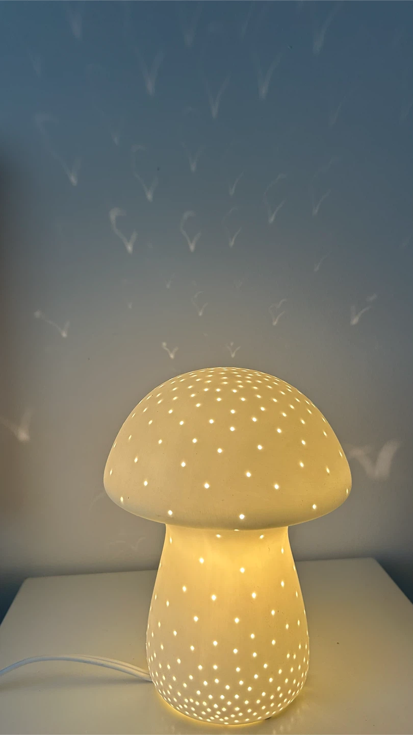 Ceramic Mushroom Table Lamp