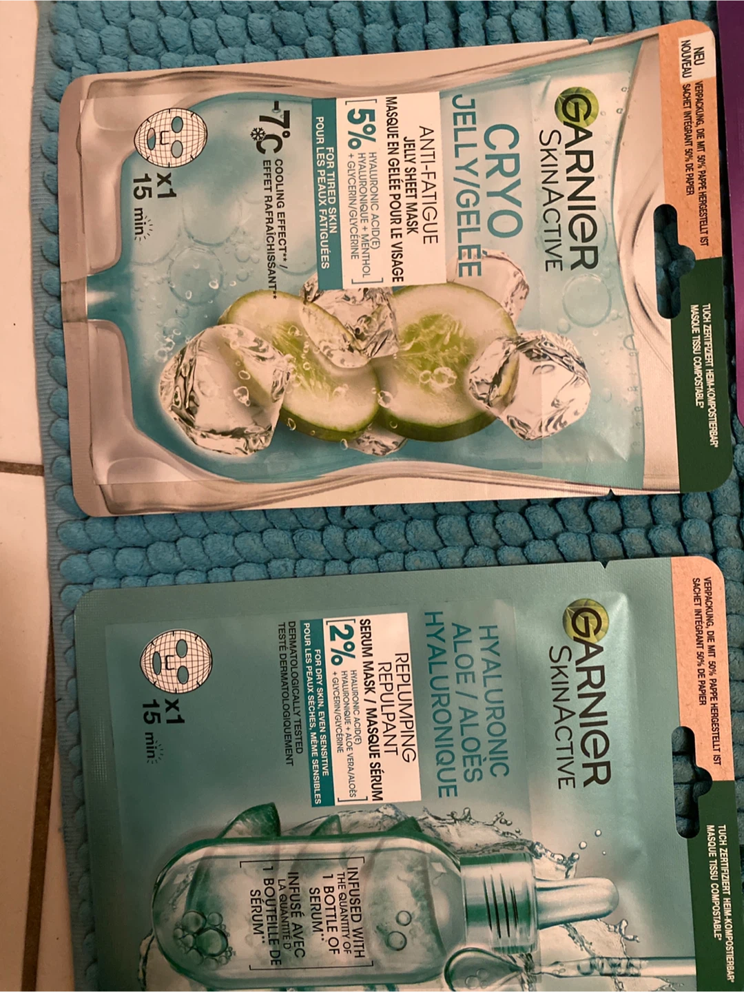 Lot of 7 Garnier SkinActive Face Sheet Masks - photo 3