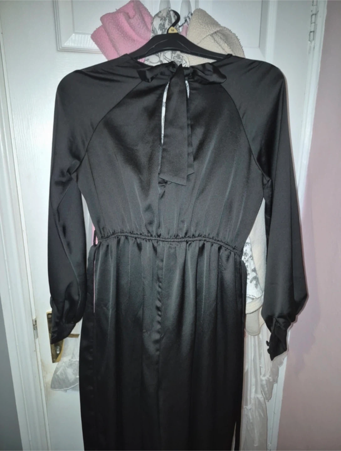 River Island Black Satin Jumpsuit - photo 4