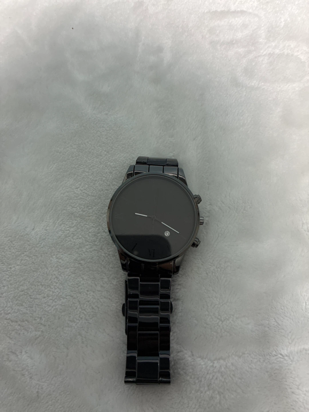 Black Chronograph Wristwatch
