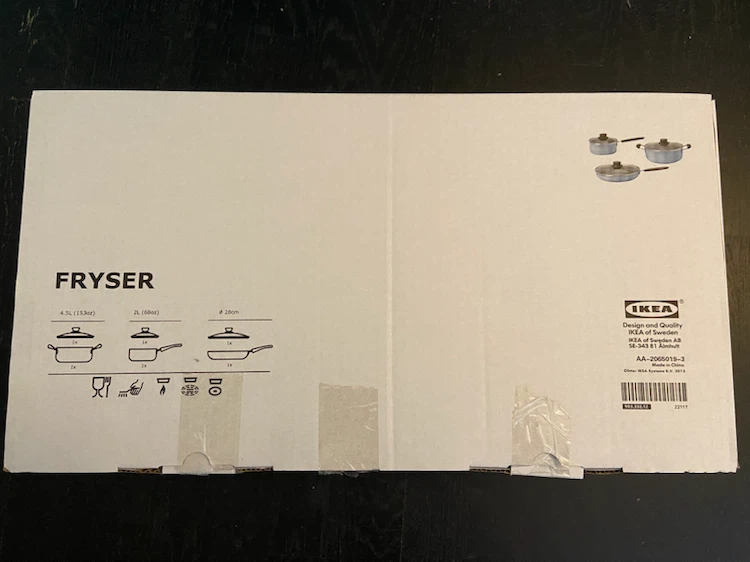 Brand New IKEA FRYSER Cookware Set