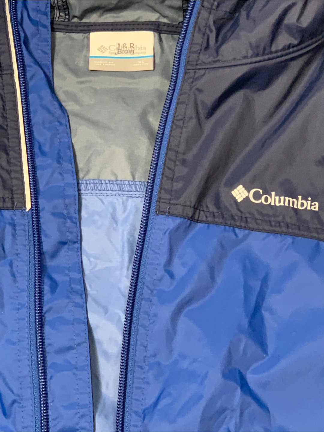 Columbia Hooded Rain Windbreaker Jacket, Size XL Youth 18-20 y.o - photo 2