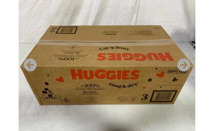 Huggies Snug & Dry Size 3 Diapers (210 Count) - photo 2