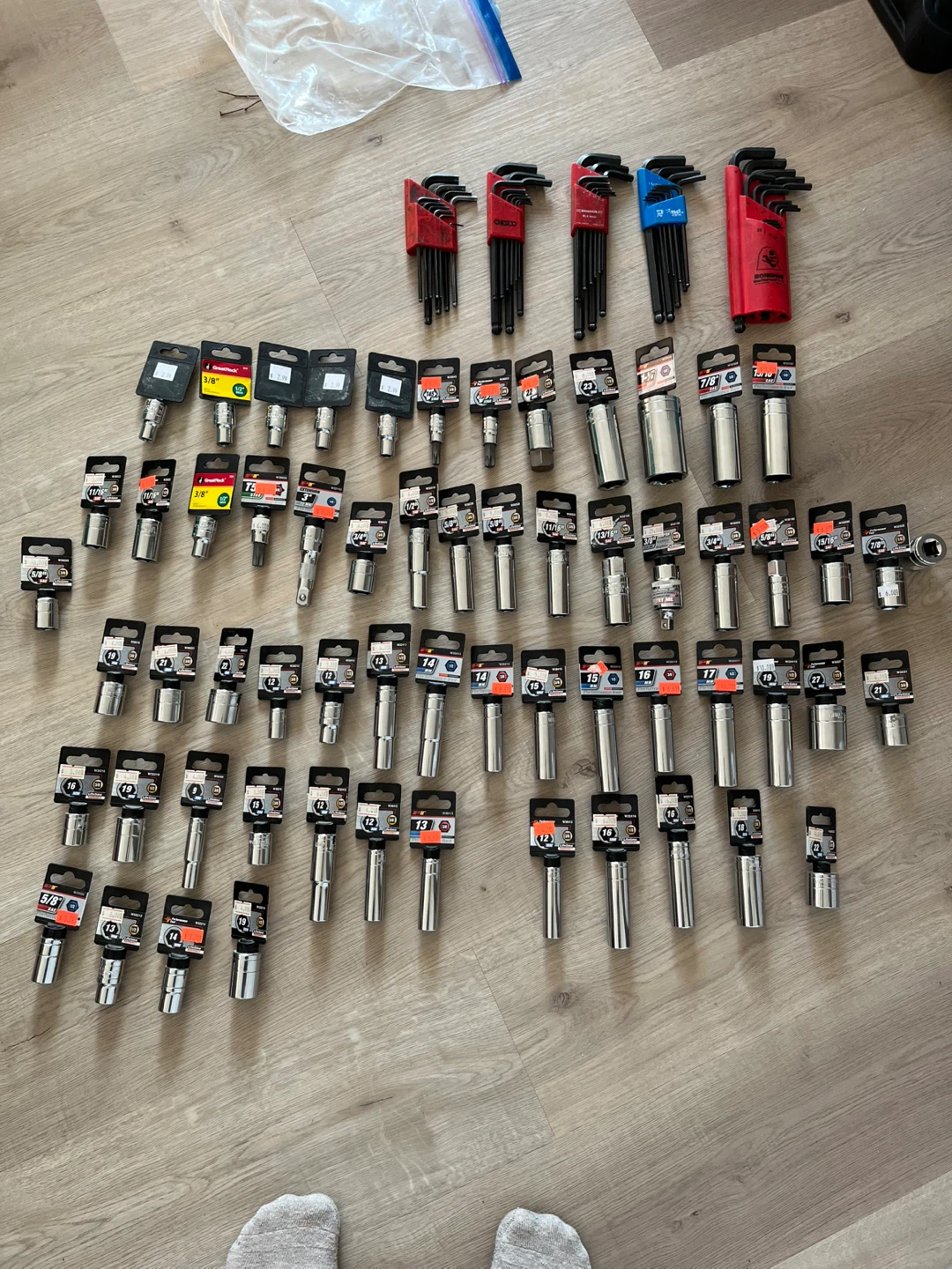 New Sockets & Allen Key Sets – Various Sizes