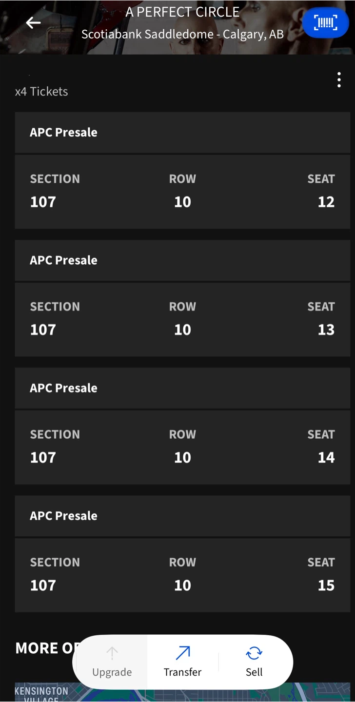 4 tickets to A Perfect Circle - Calgary - April 2027 - photo 2