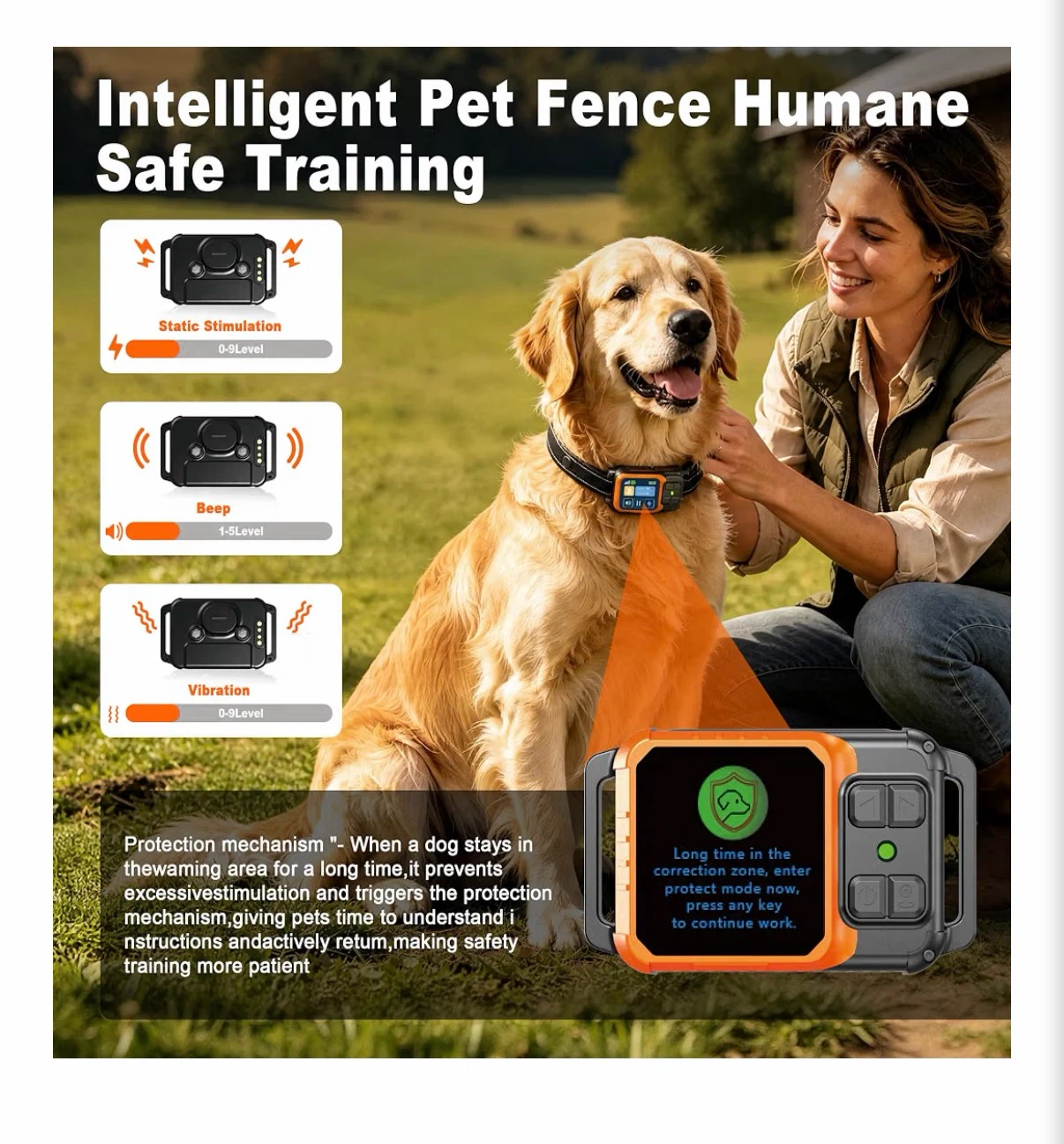 KINOVS Wireless GPS Dog Fence Collar - photo 3