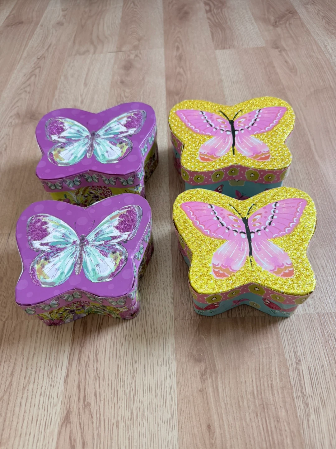 Set of 4 Decorative Butterfly gift boxes - photo 2