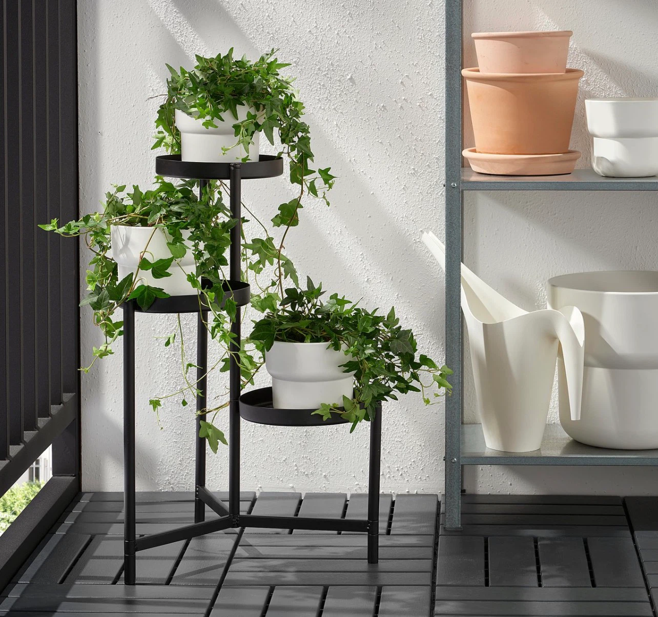 IKEA OLIVBLAD Plant Stand Black - photo 4