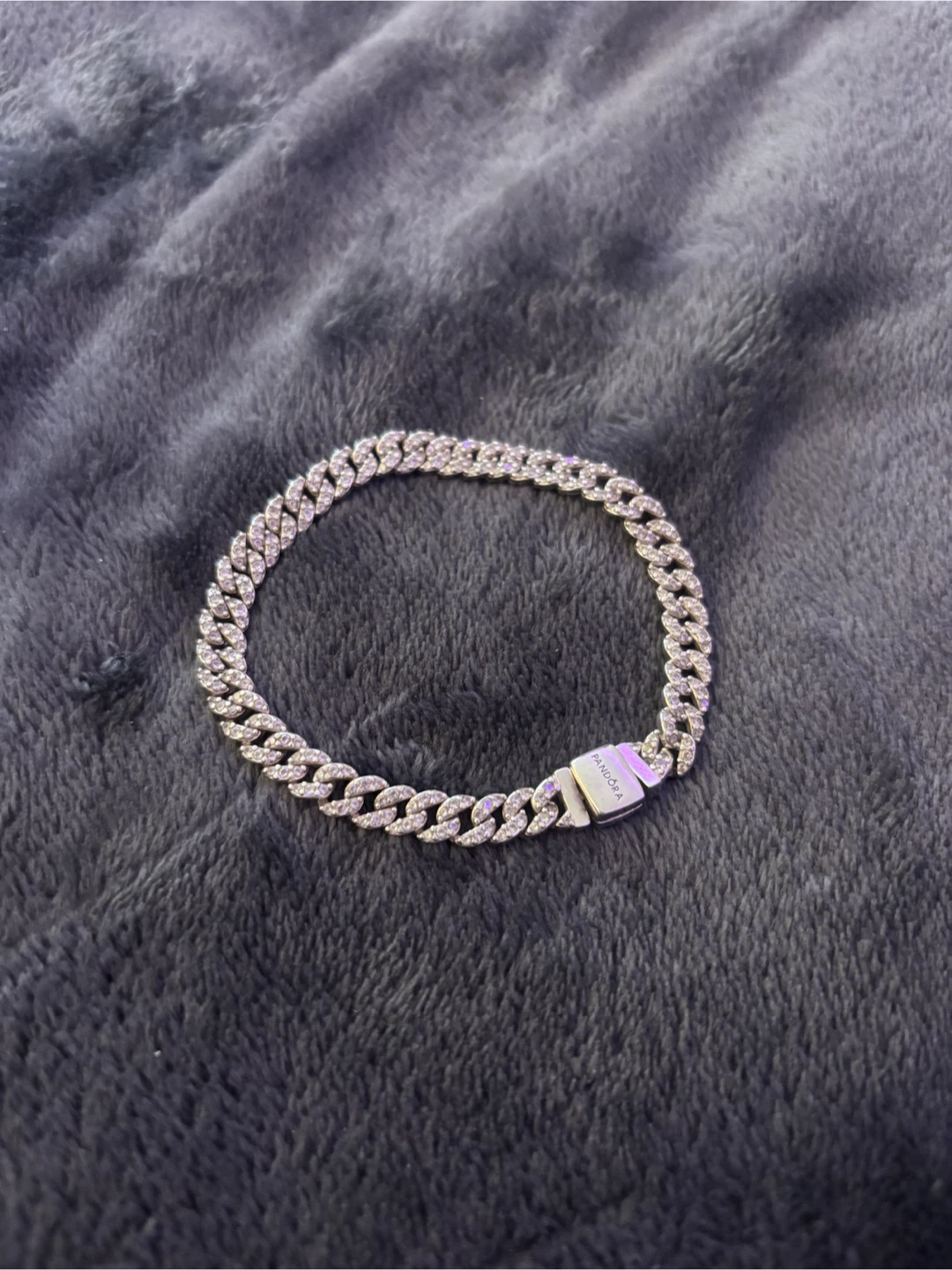 Pandora Pavé Cuban Chain Bracelet