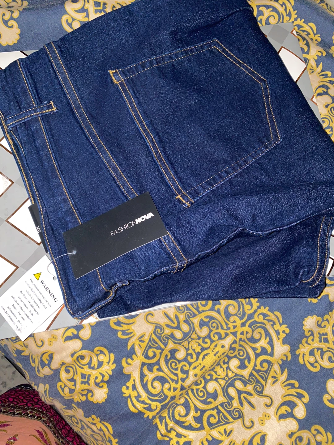 Fashion Nova dark blue jeans 3X - photo 2