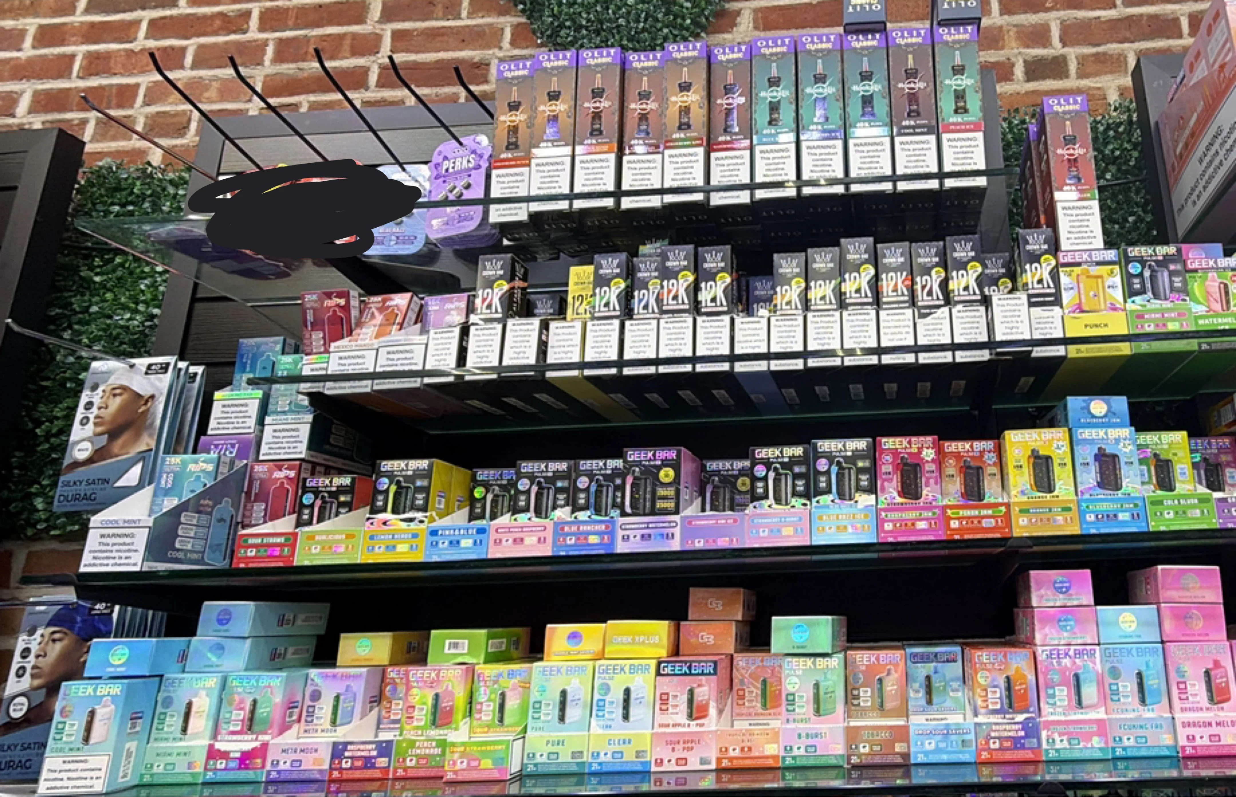 Selling vape