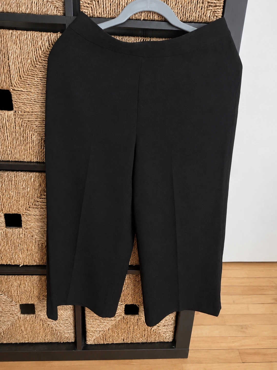 Zara Black Cropped Trousers