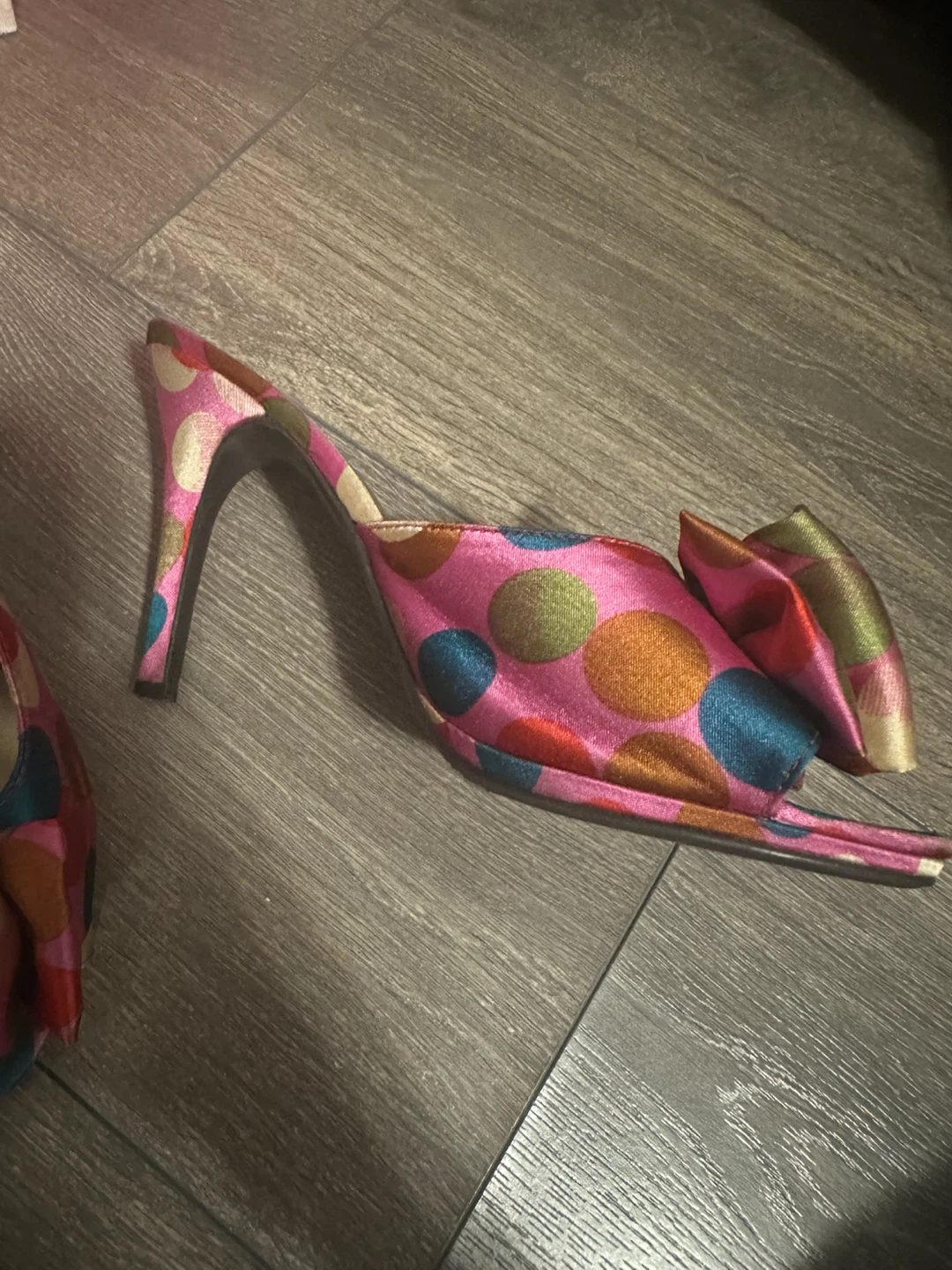 Cute Pink Polka Dot Heels - photo 2