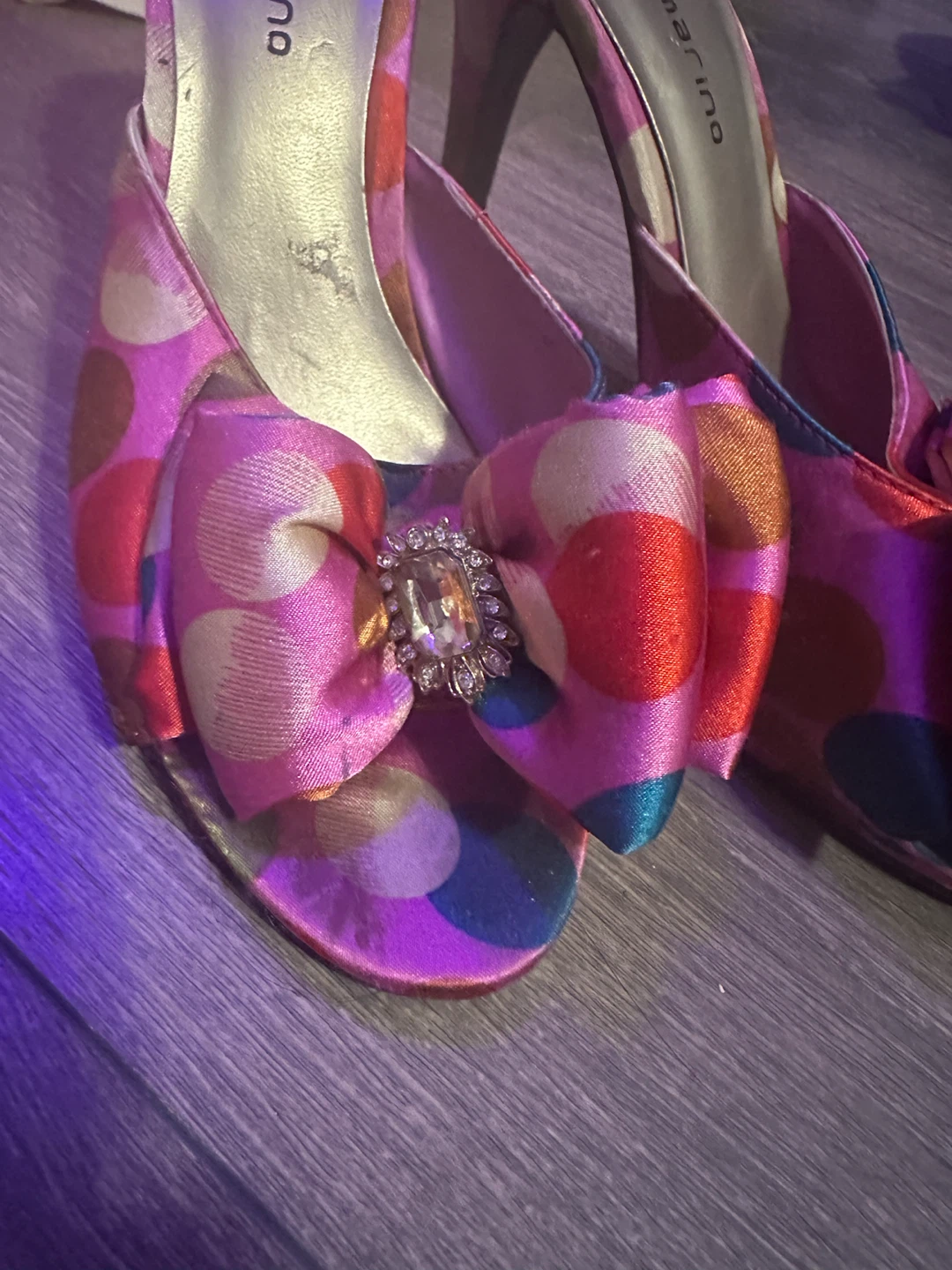 Cute Pink Polka Dot Heels - photo 4