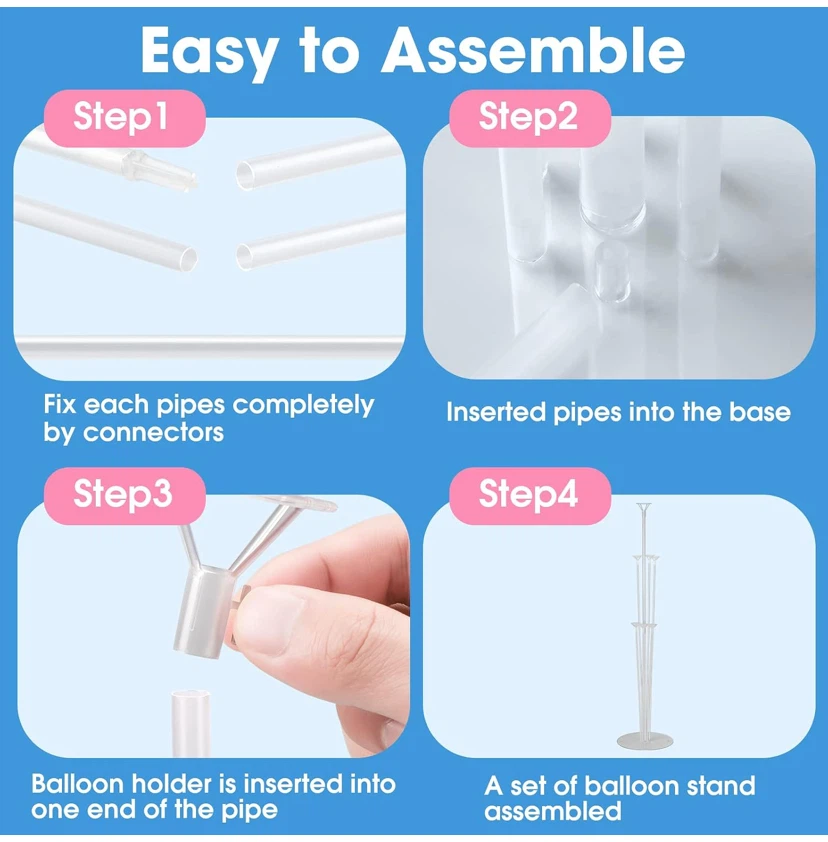 Transparent Balloon Stand Set - photo 5