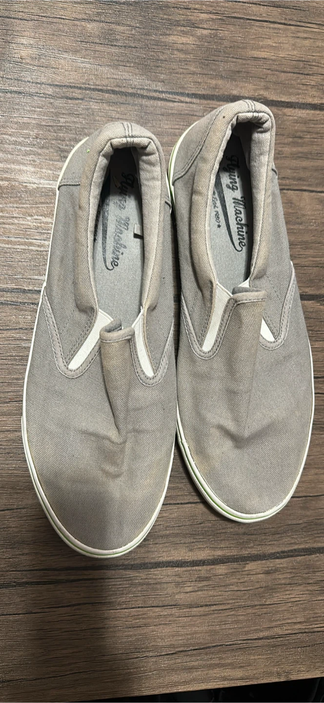Flying Machine Gray Slip-on Sneakers