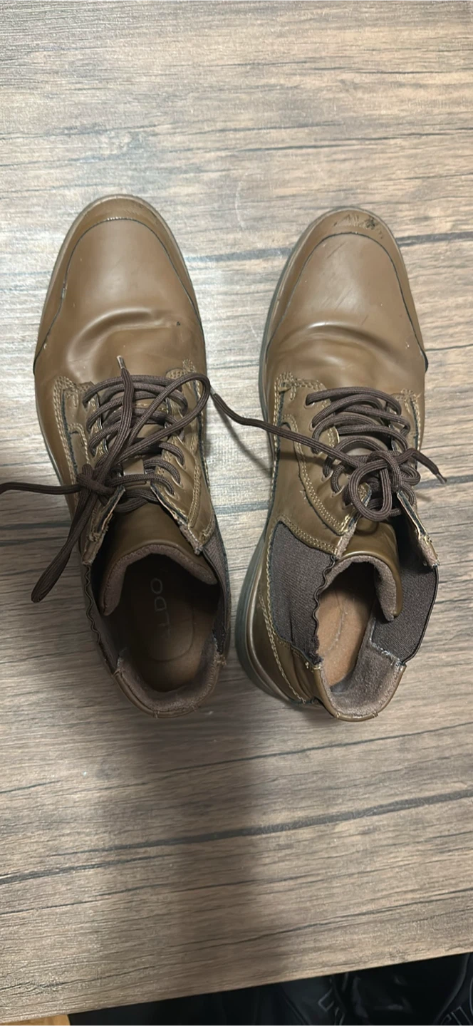 Aldo Brown Lace-Up Ankle Boots - photo 2