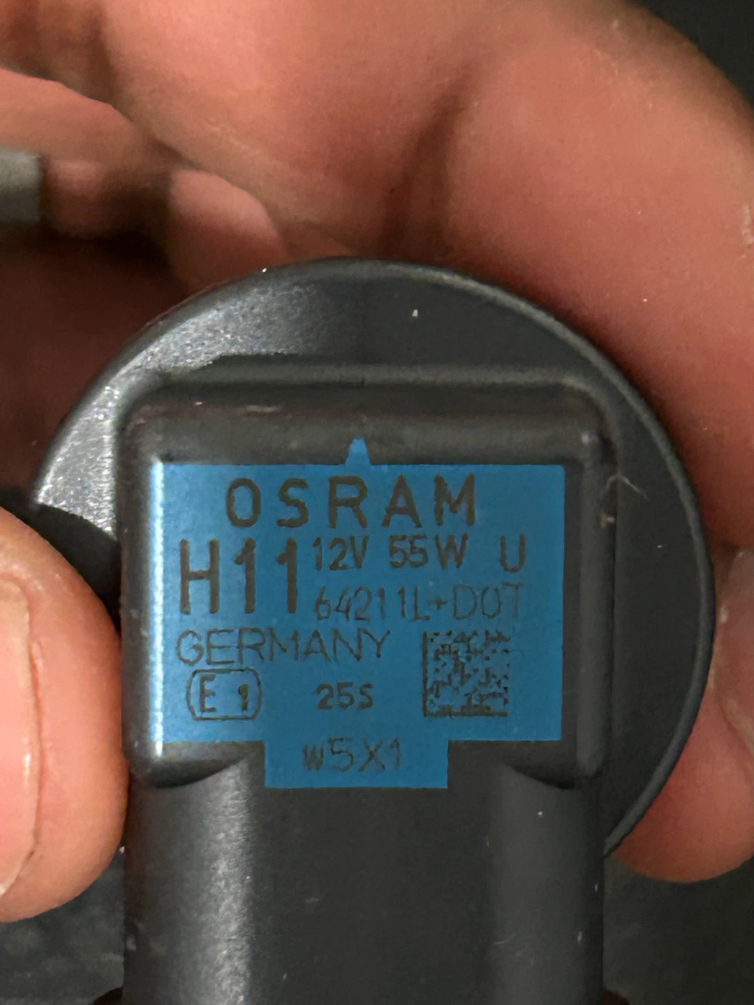 OSRAM H11 12V 55W Halogen Headlight Bulbs - photo 3