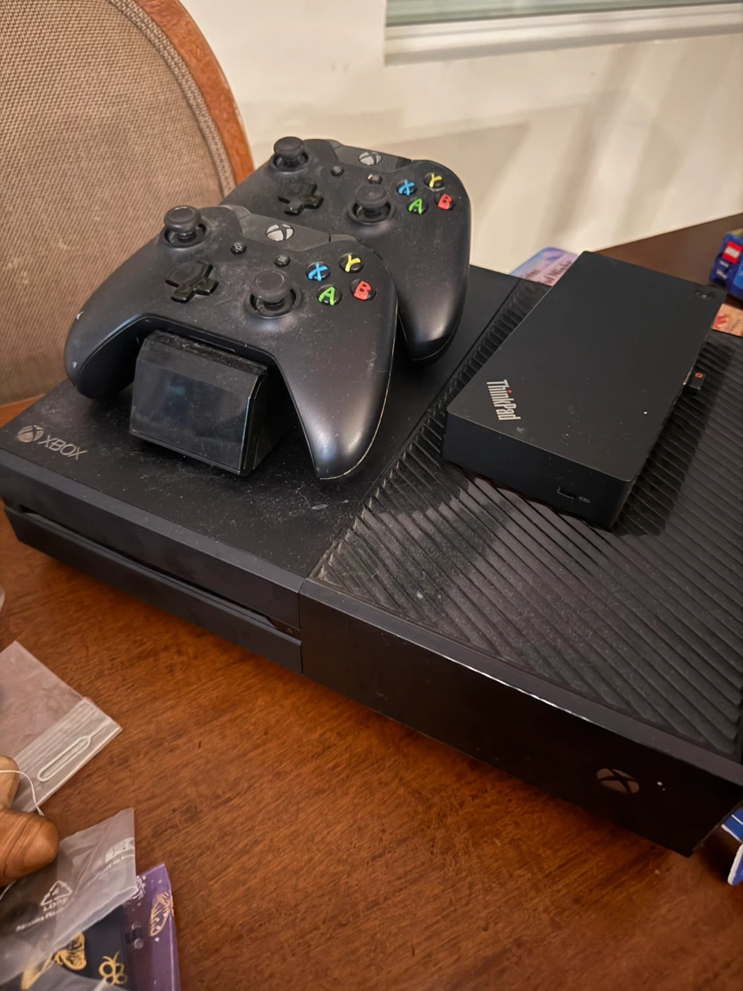 Xbox One Console with Two Controllers
