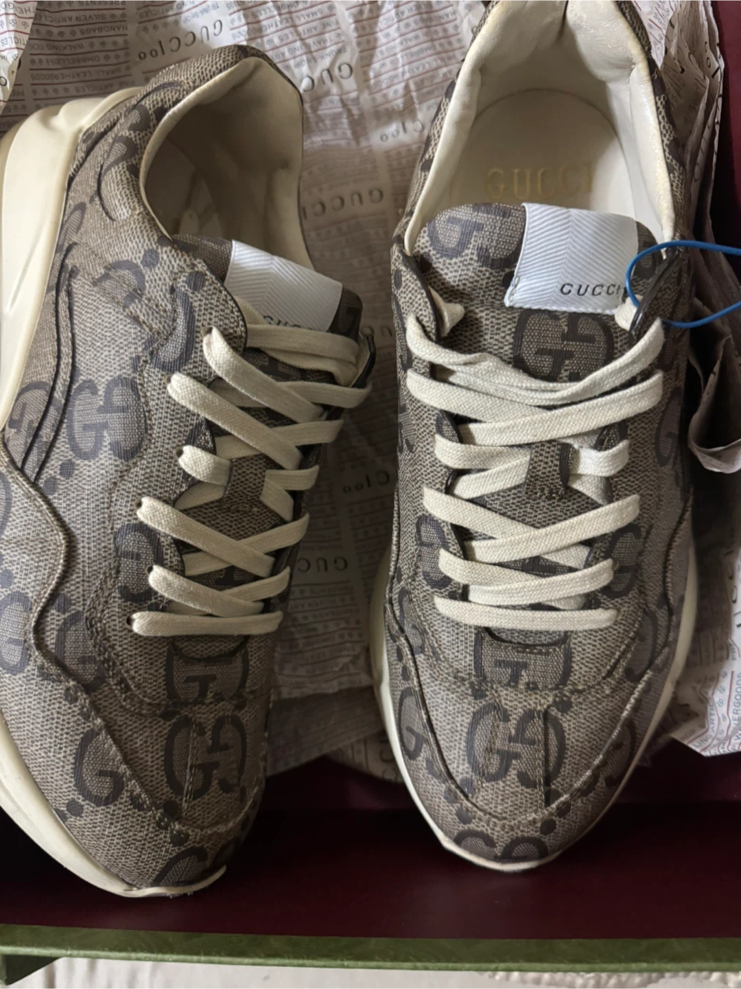 Gucci Rhyton Monogram Sneakers - photo 2