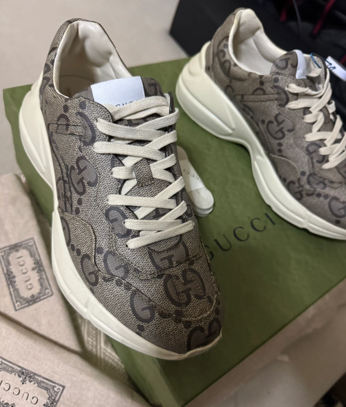 Gucci Rhyton Monogram Sneakers - photo 3