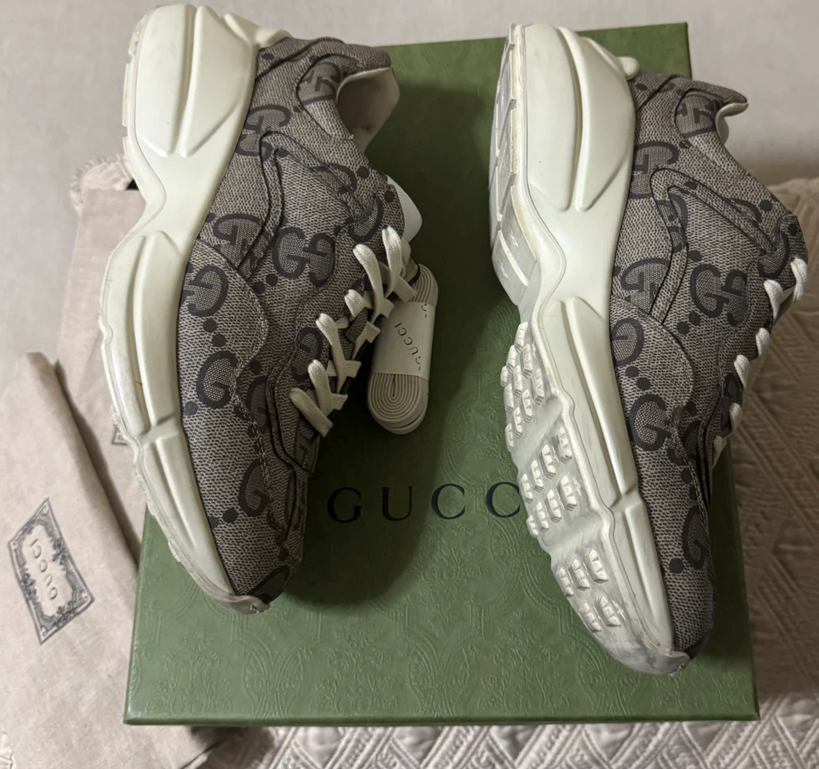 Gucci Rhyton Monogram Sneakers - photo 5