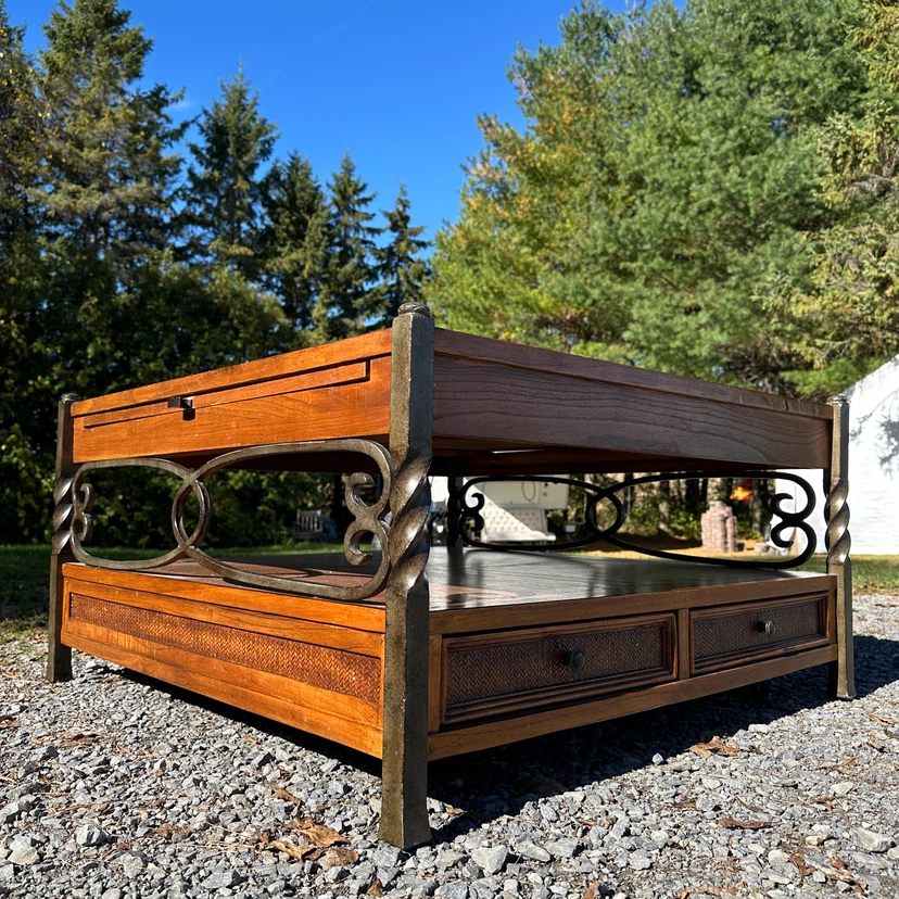 Riverside Medley Stone & Wood Coffee Table (CAN DELIVER) - photo 2