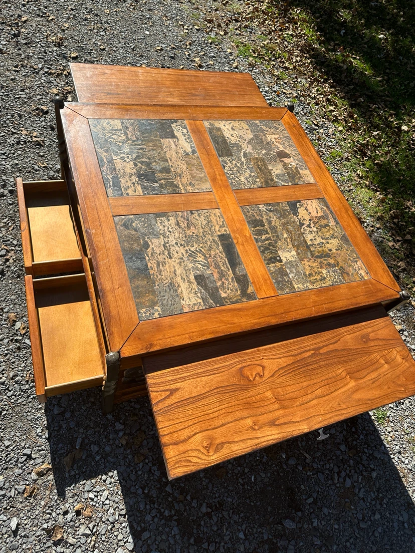 Riverside Medley Stone & Wood Coffee Table (CAN DELIVER) - photo 3