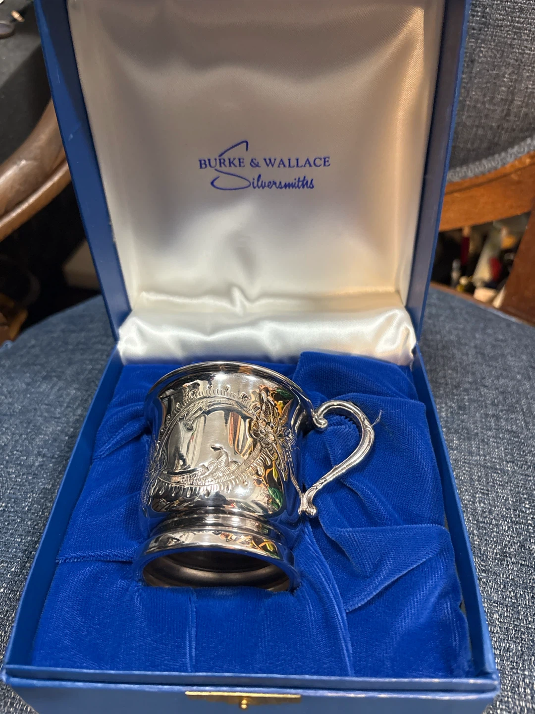 Burke & Wallace Silver Plated Cup