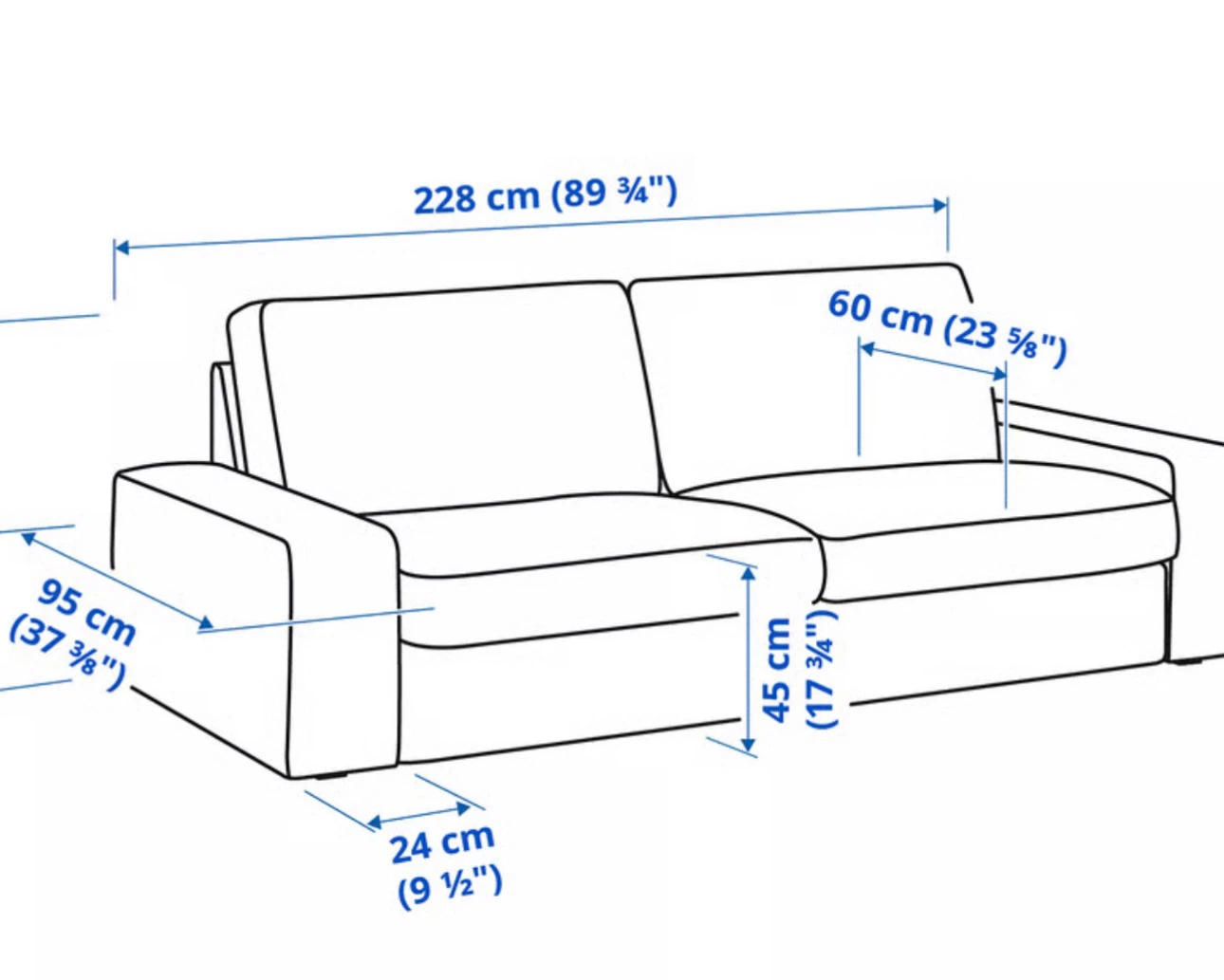 IKEA Kivik Sofa - photo 3