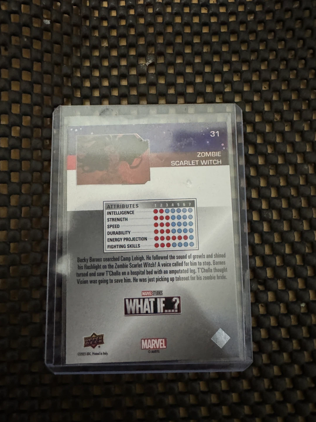 Marvel What If Zombie Scarlet Witch Trading Card - photo 2