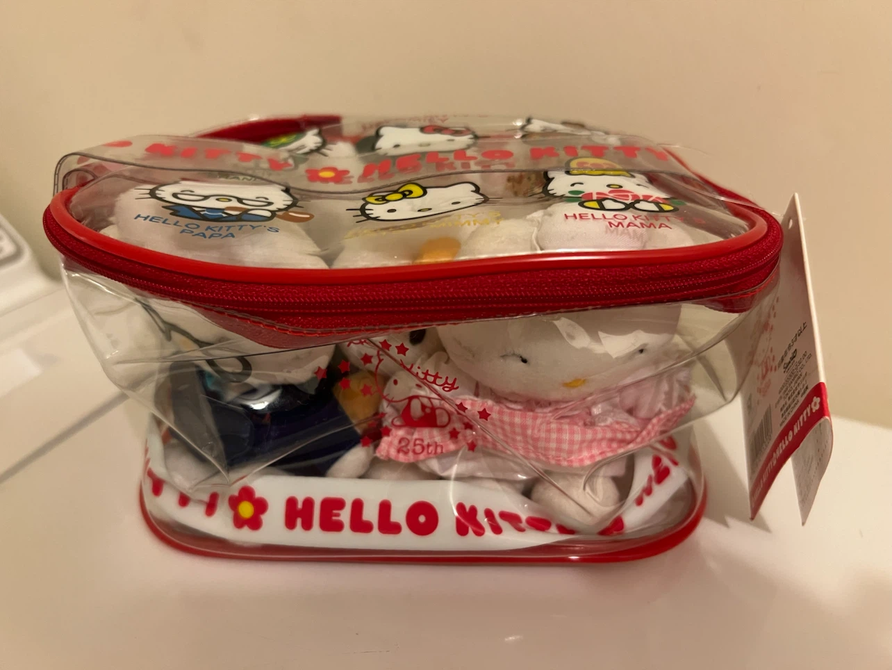 Vintage Hello Kitty 25th Anniversary Plush Family Set - photo 3