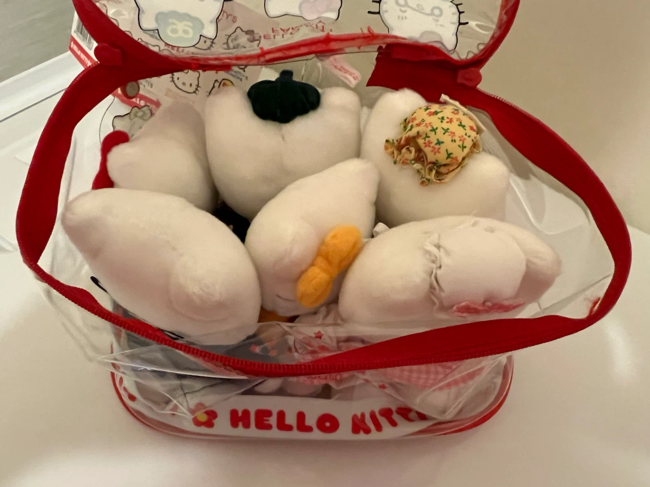 Vintage Hello Kitty 25th Anniversary Plush Family Set - photo 4