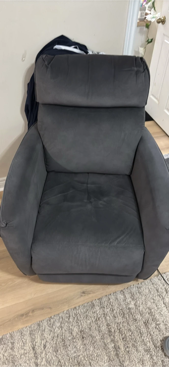 Dark Grey Reclining , rocking Armchair - photo 2