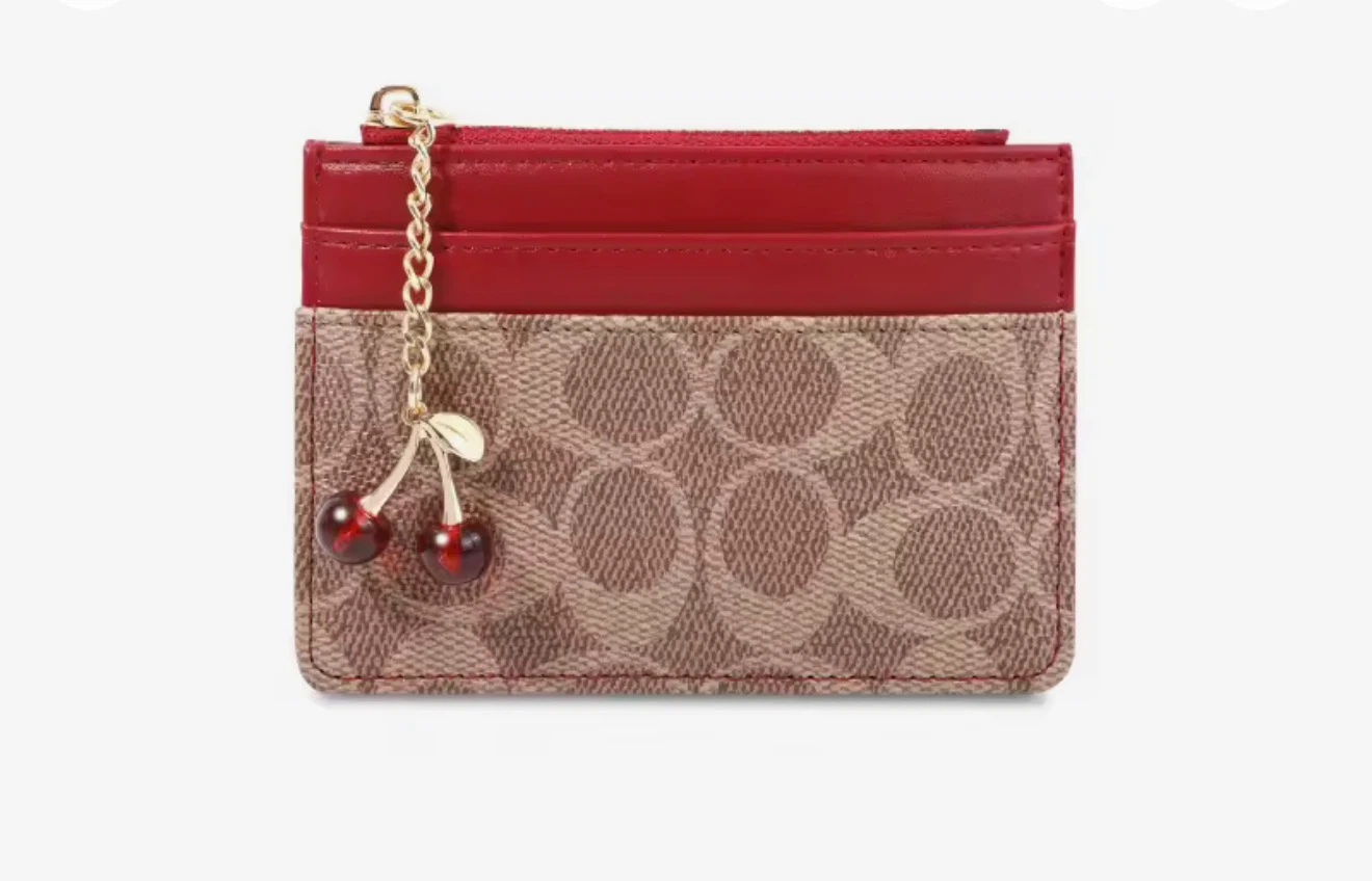 Coach Cherry Card Case