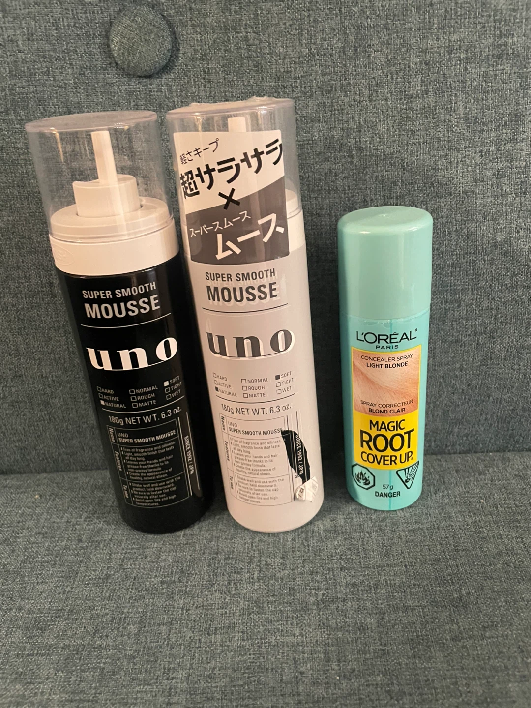 Uno Mousse and Loreal Magic Root Cover Up Bundle