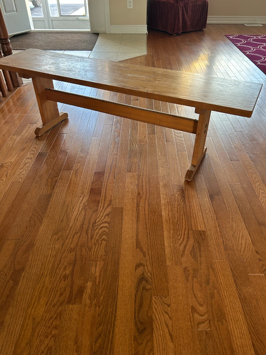 Solid Wood Bench